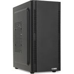 iBox I-BOX ANTILA 39 Midi-Tower ATX Box, Schwarz, mit 2 Lüftern, Staubfilter und 7 Erweiterungssteckplätzen