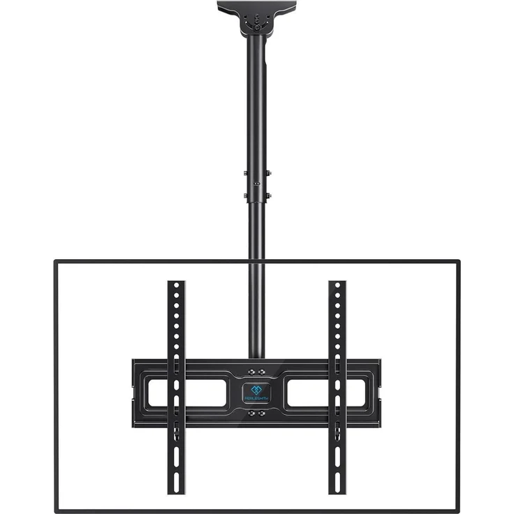 TV Deckenhalterung, neig- und schwenkbar für 26-65 Zoll, VESA 400x400 mm, 50 kg Tragkraft, höhenverstellbar