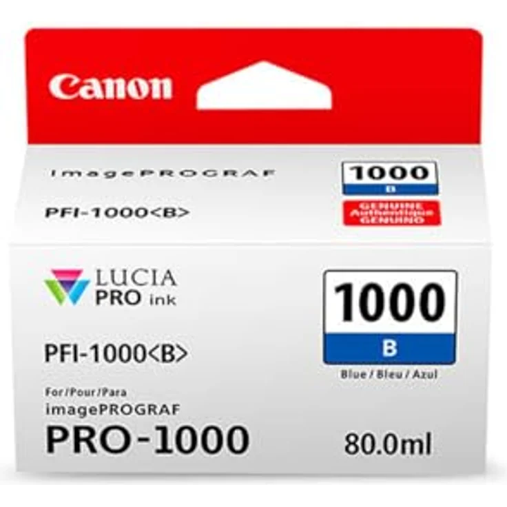 Canon PFI-1000 B original Tintenpatrone Azul para Impresora Fotográfica PRO-1000 – Bild 3