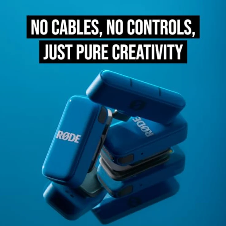 RØDE Wireless Micro, Drahtloses Mikrofon-System mit USB-C, blau – Bild 6