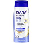 ISANA MED reichhaltige Bodymilk - 400 ml, 48h Feuchtigkeitspflege mit Sheabutter