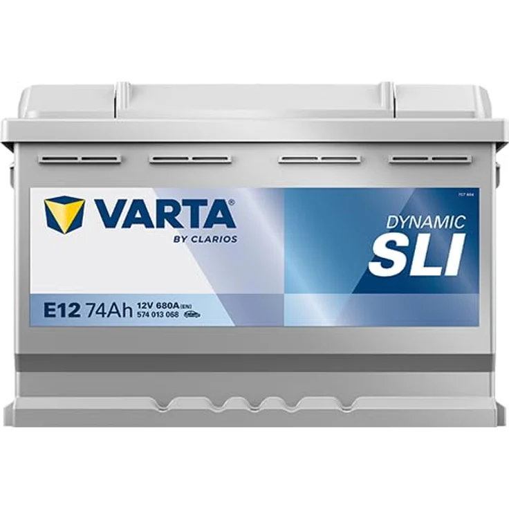 VARTA E12 Blue Dynamic 74Ah 680A Autobatterie, wartungsfrei, 12V, Schaltung 1, 278 x 175 x 190 mm – Bild 2