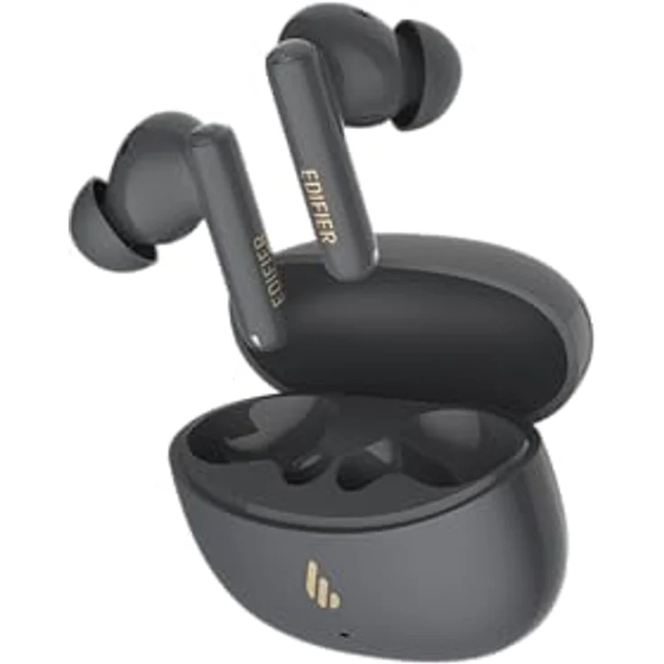 Edifier X5 Pro Kopfhörer mit aktiver Geräuschunterdrückung, KI-verbesserten Anrufen, Transparenz, Schnellladung, Gaming-Modus, IP55 wasserdicht, kabellos, Bluetooth 5.3, Grau – Bild 4
