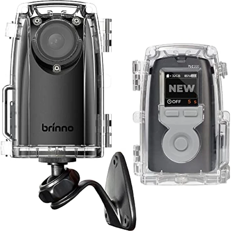 Brinno BCC300-M Video-Zeitraffer-Kit – TLC300 Time Lapse Kamera 1080P FHD HDR, LCD-IPS-Bildschirm, IPX4-Schutz, unterstützt Wandmontage – ideal für Innen-/Außenprojekte, inkl. wetterfestem Gehäuse und Wandhalterung – Bild 1