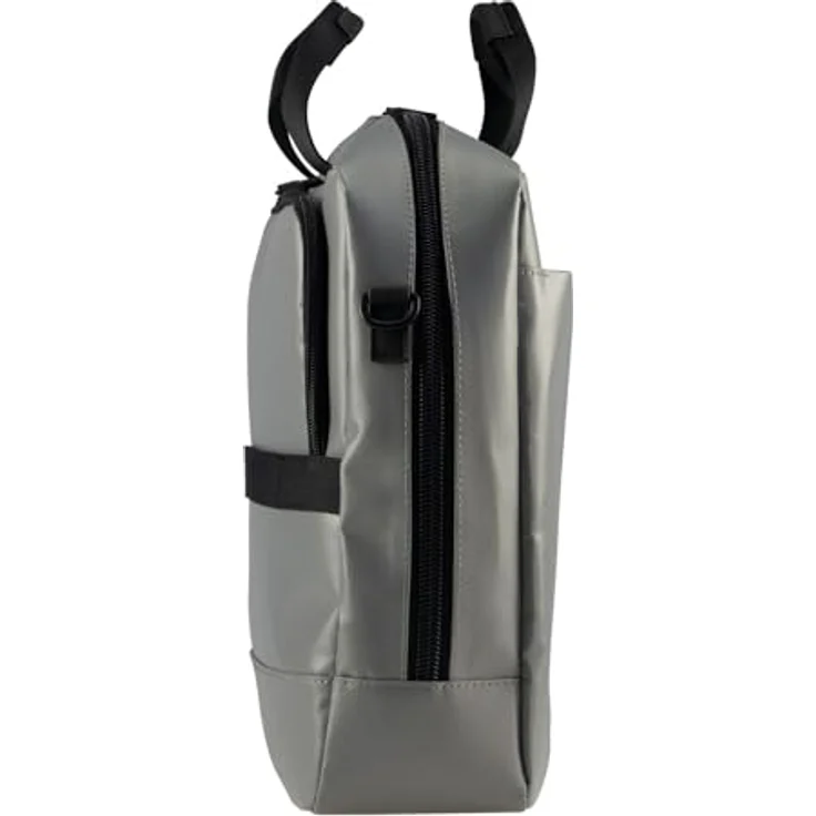 "Jost Aktentasche Tolja, Futuristische Laptop-Tasche aus wasserabweisendem PU Tarpolin" – Bild 3