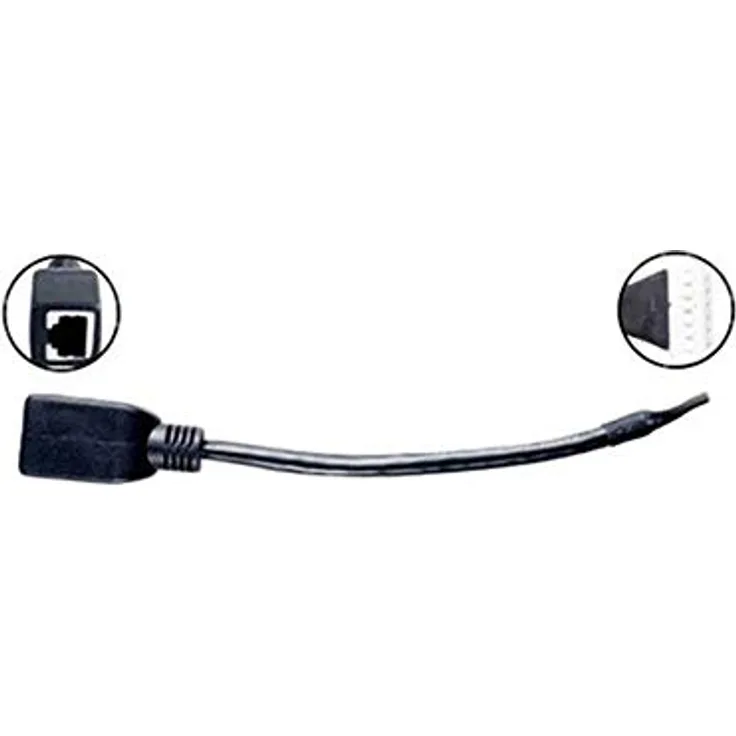 2N Telecommunications 916020 Netzwerkkabel RJ-45, Hochwertige Leistung, ergonomisches Design, Schwarz