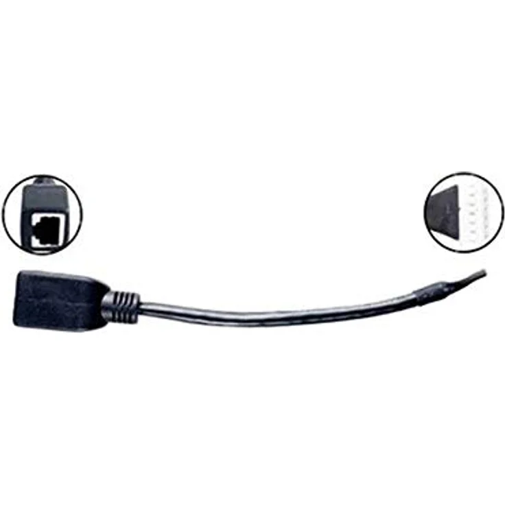 2N Telecommunications 916020 Netzwerkkabel RJ-45, Hochwertige Leistung, ergonomisches Design, Schwarz