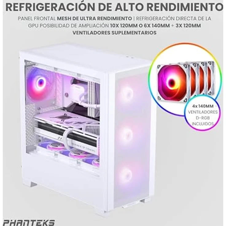 Phanteks XT Pro Ultra Tempered Glass Windows, D-RGB - weiß – Bild 3