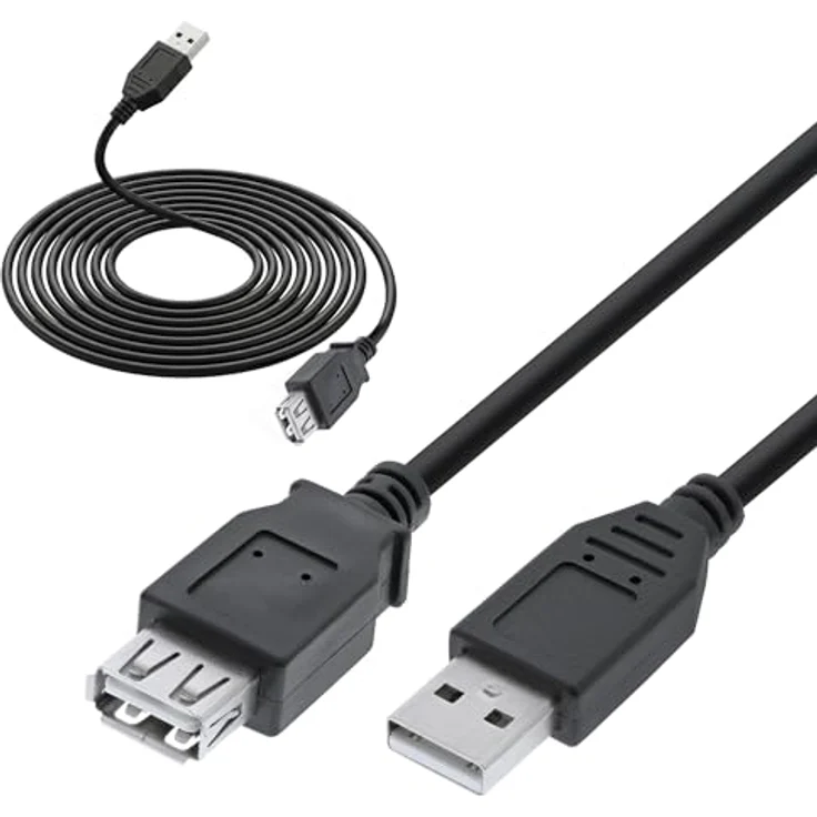 InLine USB 2.0 Verlängerung, St/Bu Typ A, schwarz, 5m (34605B) – Bild 2