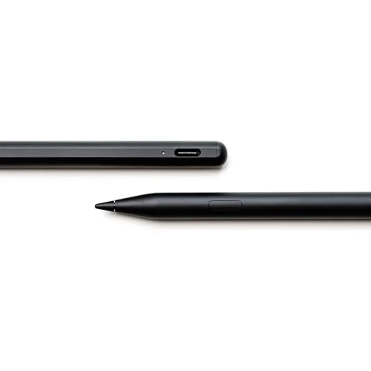 Hannspree Active Stylus Pen 80-RA00001G001, USI 2.0 Eingabestift mit austauschbaren Spitzen, Schwarz – Bild 1