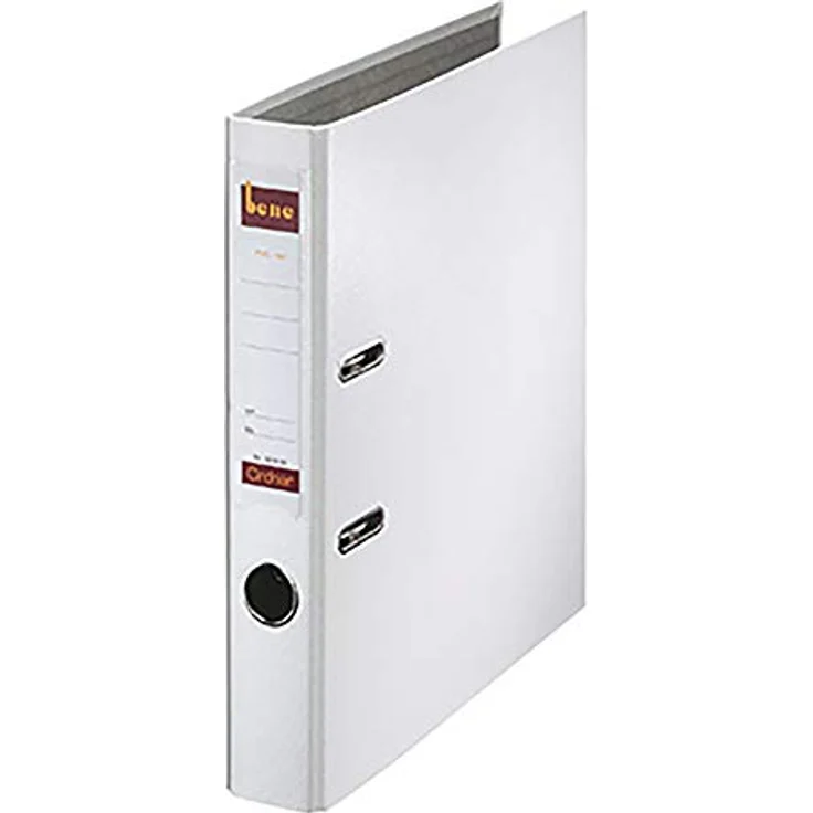 bene Aktenordner bene No.1 Power Ordner weiß Kunststoff 5,2 cm DIN A4, schmutz- und feuchtigkeitsabweisend – Bild 2