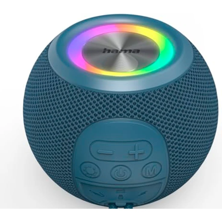 Hama Bluetooth® Speaker Ball Shape, 5 W Leistung, 5 Lichtmodi, blau – Bild 3