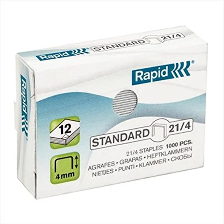 Rapid 869197 Punkte Universal Heftklammern 21/4,10 ( 10 x 1000 Stück )