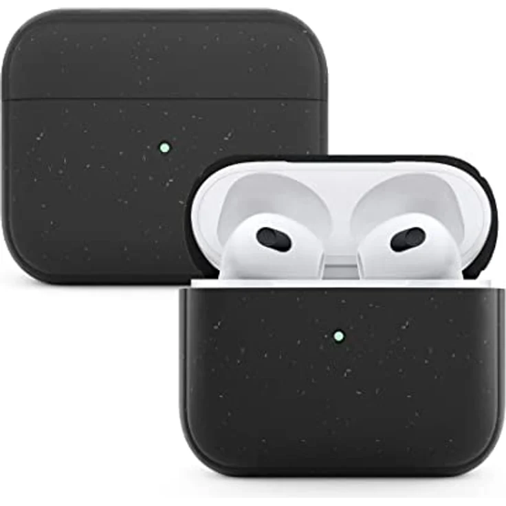Woodcessories - Nachhaltiges, Antibakterielles AirPods 3 Case Schwarz, AirPods 3 Hülle Schwarz - BioCase Schwarz – Bild 1