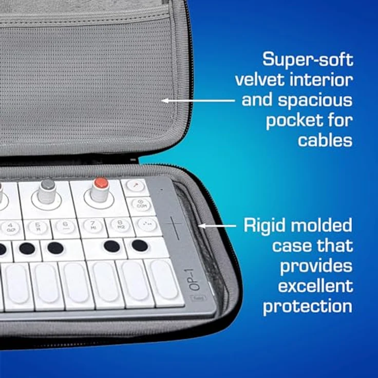 Analog GLIDE Case für Teenage Engineering OP-1 und OP-1 Field, DJ-Cases mit stoßfestem Schutz und passgenauer Konstruktion – Bild 3
