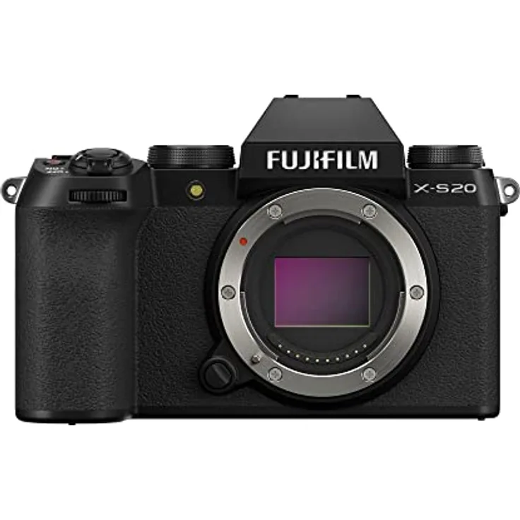 Fujifilm X-S20 Gehäuse, 26,1 MP Systemkamera mit X-Trans CMOS 4 Sensor, integrierter Fünf-Achsen-Bildstabilisierung und 6,2K/30p Videofunktion