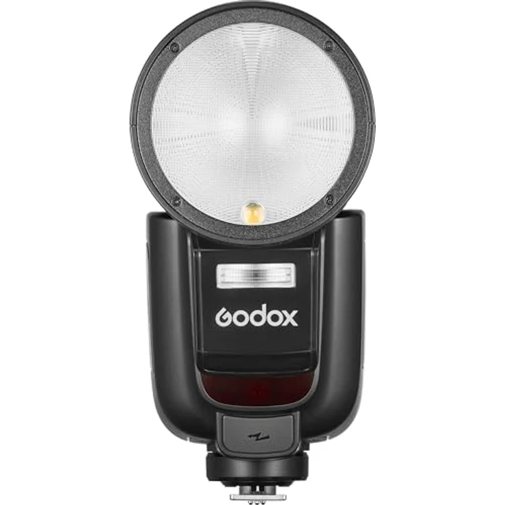 GODOX V1PRO N - Round Head Flash with Battery for Nikon, 76 W Output Power, 2.4 GHz X Wireless System, Integrated LED Modeling Lamp – Bild 2