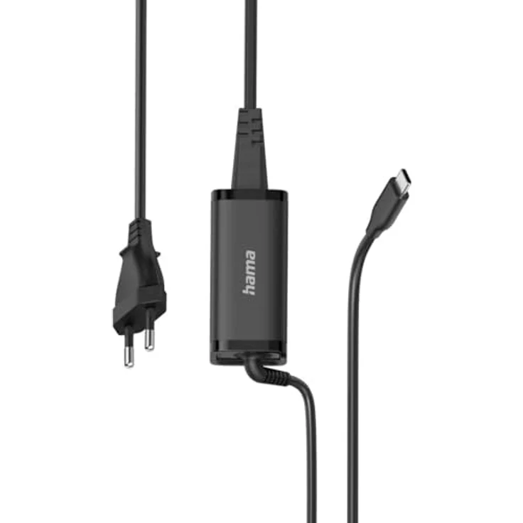 Hama Universal-USB-C-Notebook-Netzteil, GaN, 45W, Power Delivery, kompakt und leicht, effizient und sicher – Bild 4