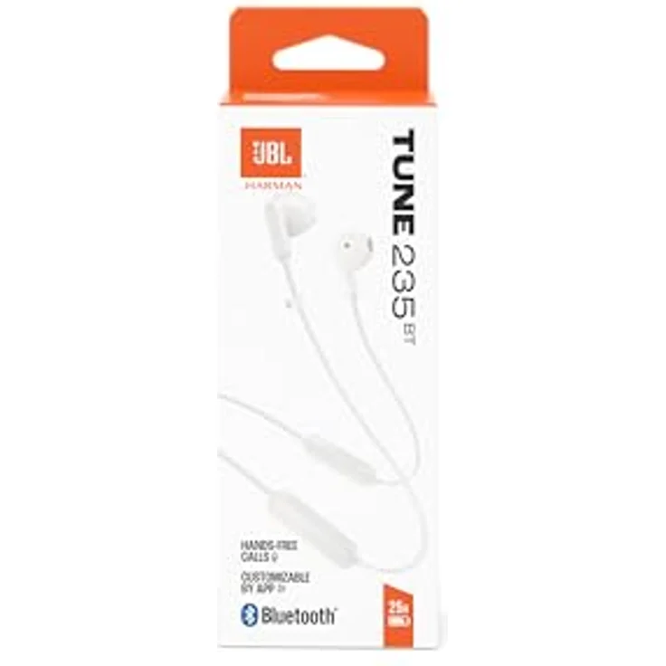 JBL Tune 235BT, In-Ear Bluetooth Kopfhörer mit 25 h Laufzeit und IPX4, kabellos, weiß – Bild 10