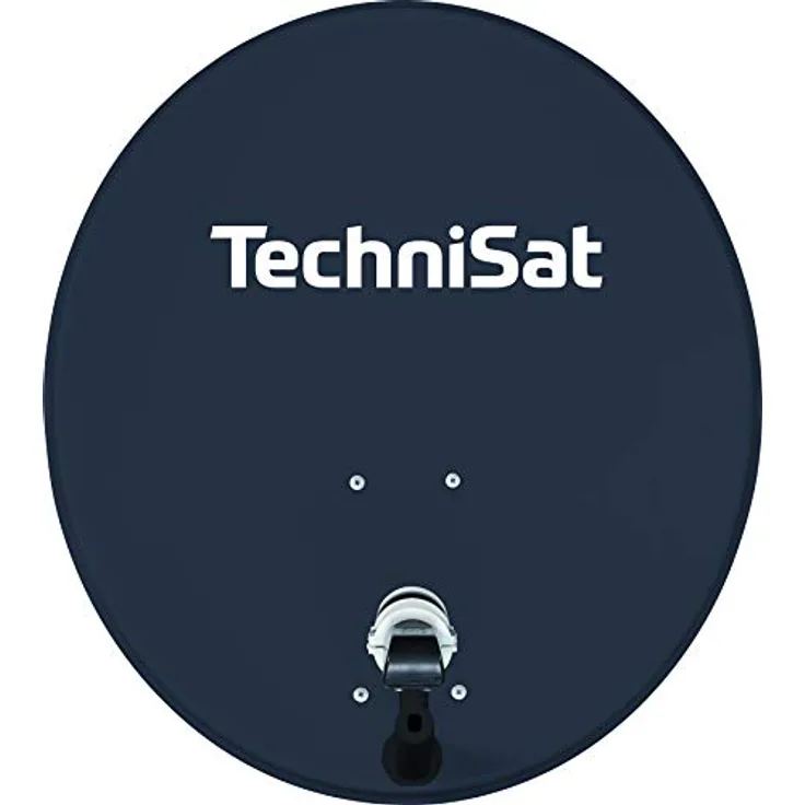 TechniSat TECHNITENNE 70 Satelliten-Schüssel für 4 Teilnehmer (70 cm digital Sat Anlage, Komplettset aus Antenne mit Masthalterung und Quattro-Switch-LNB), anthrazit