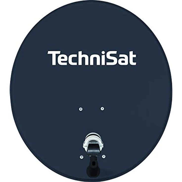 TechniSat TECHNITENNE 70 Satelliten-Schüssel für 4 Teilnehmer (70 cm digital Sat Anlage, Komplettset aus Antenne mit Masthalterung und Quattro-Switch-LNB), anthrazit – Bild 1