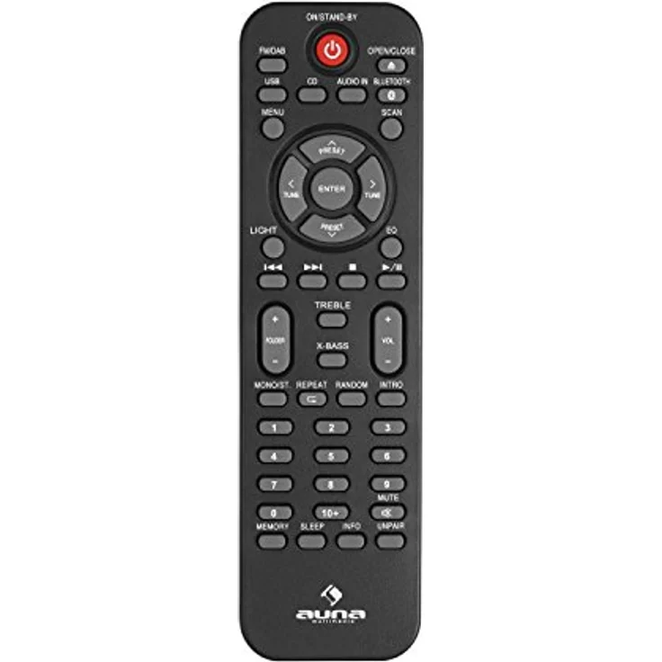 auna V-20 DAB Vertikal-Stereoanlage Bluetooth NFC CD USB MP3 DAB+ UKW RDS Silber – Bild 10