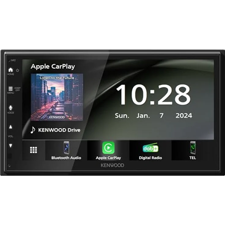 KENWOOD DMX5023DABS 2-DIN Autoradio mit 6,8-Zoll Touchscreen, Apple CarPlay, Android Auto, DAB+, Bluetooth und 13-Band-Equalizer – Bild 2