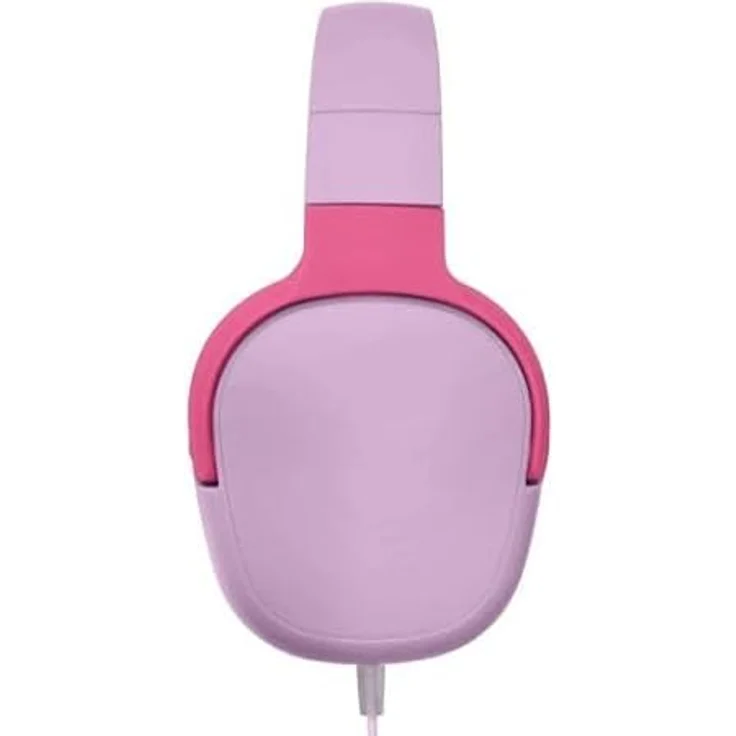 Celly Kinder-Kopfhörer mit Kabel, integriertes Mikrofon, verstellbarer Kopfbügel, Lautstärkebegrenzung auf 85 dB, kompatibel mit AUX-Geräten, Klinkenstecker 3,5 mm, Farbe Rosa – Bild 2