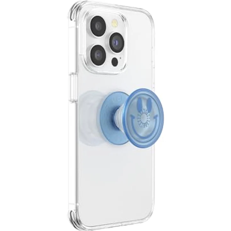 PopSockets PopGrip, Telefonhalter mit ausziehbarem Kickstand und haftendem Griff, Glückliche Blautöne – Bild 3