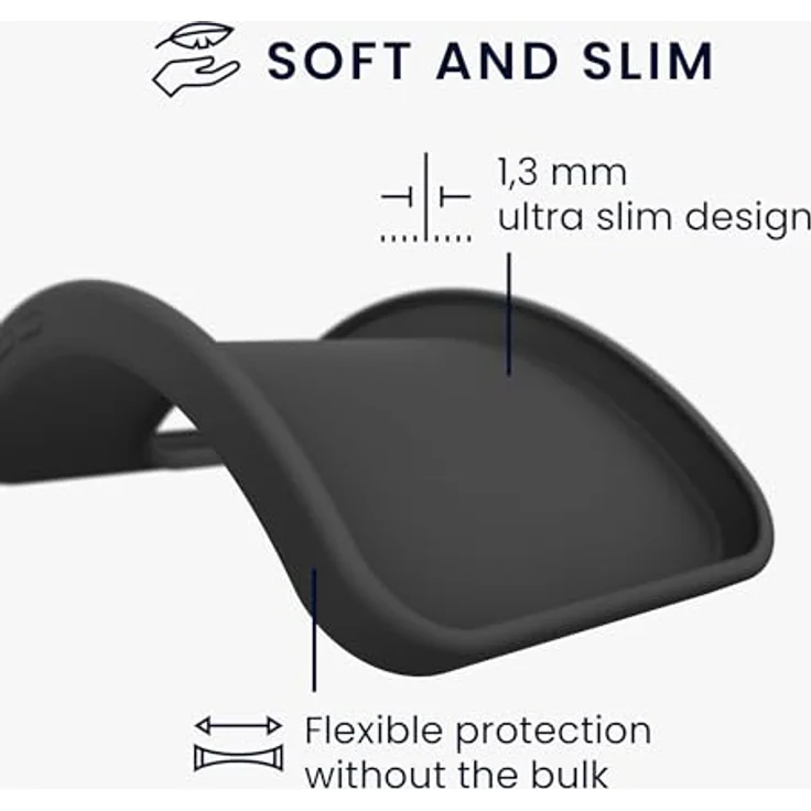 kwmobile Hülle für Samsung Galaxy A27 5G TPU Case - Flexible Schutzhülle mit kabellosem Laden, gummiertes Cover in Dunkelgrau – Bild 5