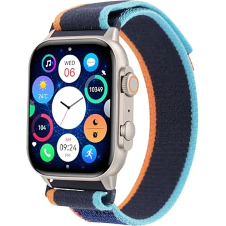 Trevi T-FIT 430 A Smartwatch, 1,95 Zoll AMOLED Display, kabellose Anruffunktion, Trainings- und Wellnesskontrolle, Schlafüberwachung, IP68, Silber – Bild 4