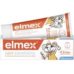 elmex Zahnpasta Baby 0-2 Jahre, 50ml – spezieller Kariesschutz für die ersten Zähne, schützt Zahnschmelz, sanft zum Zahnfleisch