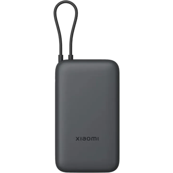 Xiaomi 22.5W Power Bank 20000mAh (Integrated Cable), bidirektionales Schnellladen, grau