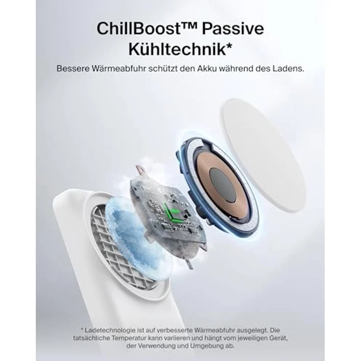 Belkin UltraCharge 3 in 1 Ladestation für Apple Watch und iPhone, Qi2, 25W, MagSafe-kompatibles Ladegerät, inklusive 45-W-Netzteil, weiß – Bild 3