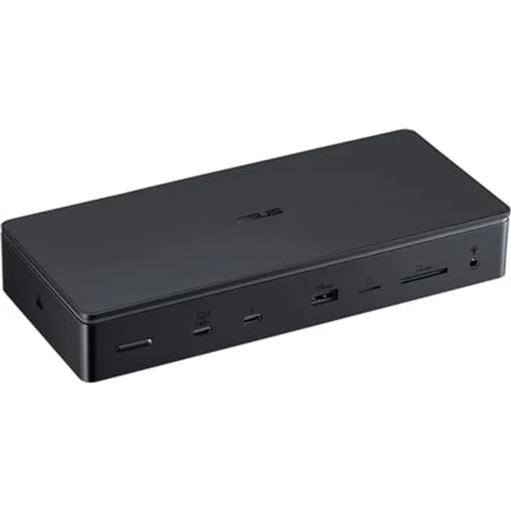 ASUS Master Thunderbolt 5 Dock DC510, 13-in-1 Dockingstation mit 140 W Power, 2500 Mbit/s, 8K/4K Multi-Monitor-Anschluss, Schwarz – Bild 1
