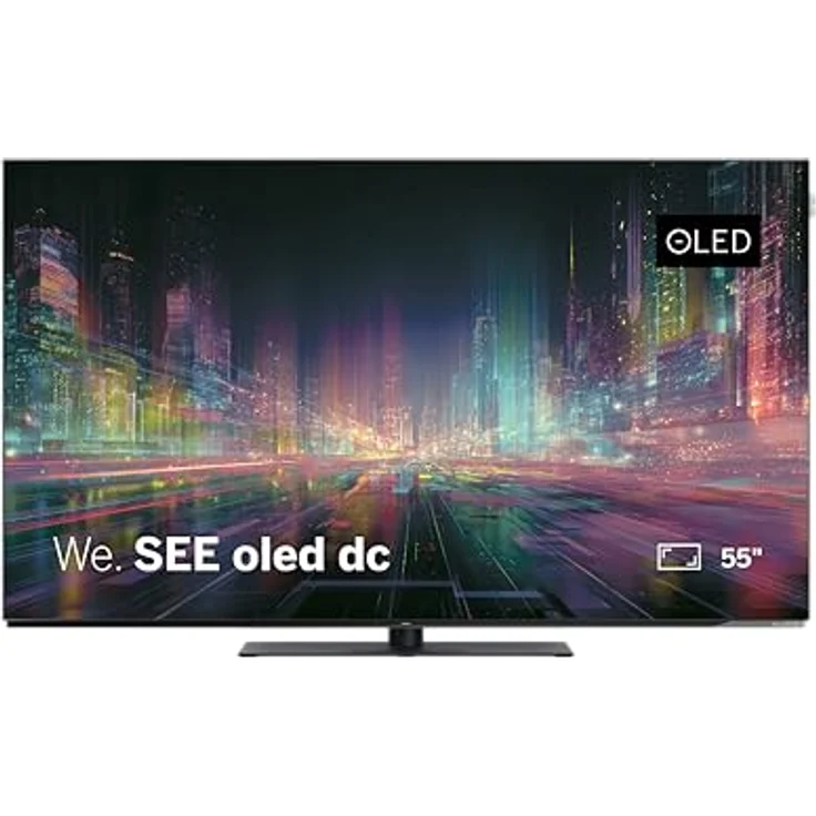 LOEWE We. See 55 Zoll OLED-TV, 4K Smart TV mit Dolby Vision, 60 W Dolby Atmos, HDMI 2.1 120 Hz VRR, extra flaches Design – Bild 1