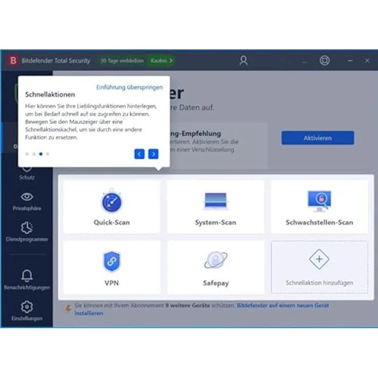 Bitdefender Total Security 1 Gerät / 18 Monate (Code in a Box) – Bild 5