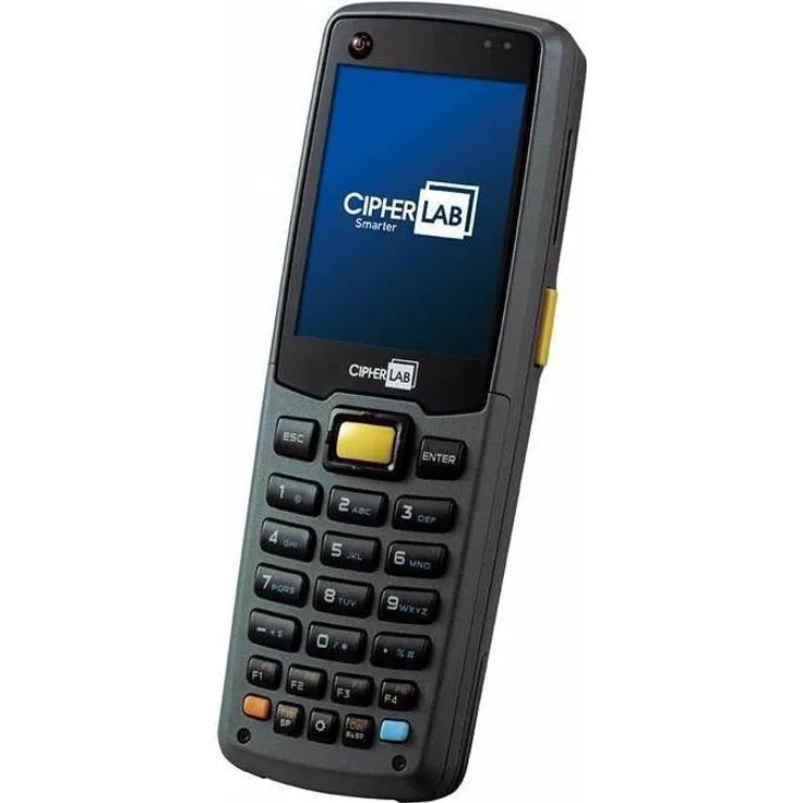 Cipherlab 8600, Tragbarer Barcode-Scanner für 1D-Barcodes, IP65, 29-Tasten, Schwarz-Grau, mit MicroSD-Support und 1100 mAh Akku