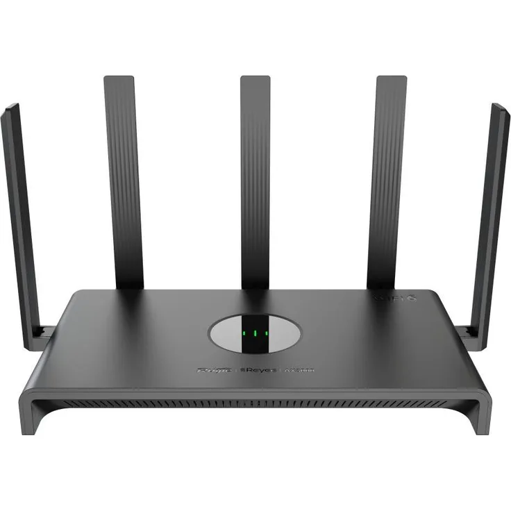 Ruijie AX3000 Dual-Band Gigabit Wi-Fi 6 Gaming Router, 2402 Mbps auf 5 GHz, Schwarz
