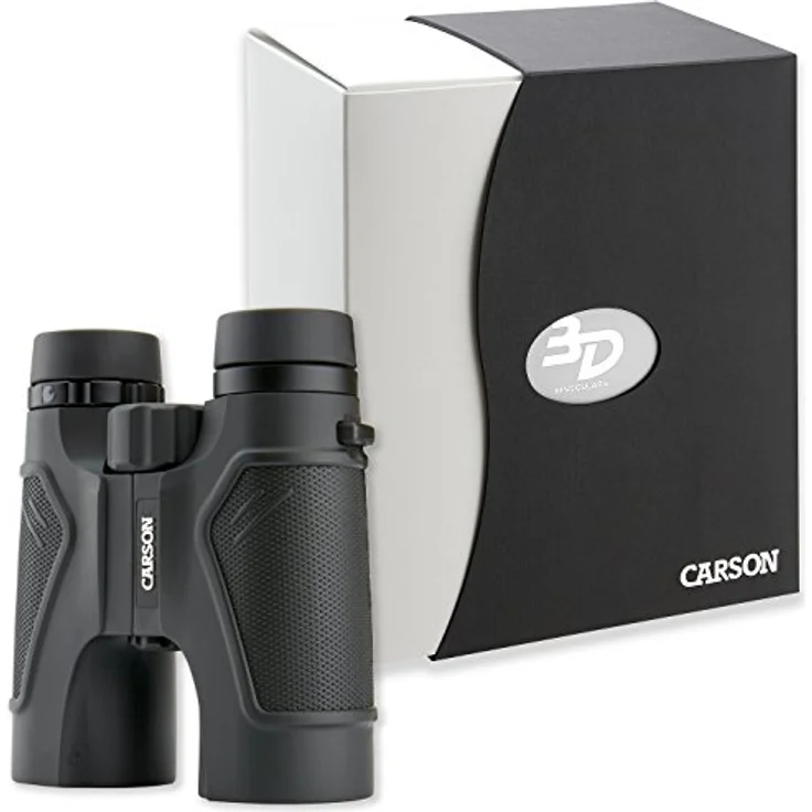Carson 3D 10x42 ED Fernglas, wasserdicht mit BaK-4 Prismen und ergonomischem Design, 630 g – Bild 6