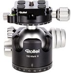 Rollei T8S Markt II professioneller 360 Grad Kamera Stativ Kugelkopf mit Friktion, 22KG Tragkraft, Skalierung f. Panorama Aufnahmen und 2 Wasserwaagen.Inkl. Acra Swiss kompatibler Schnellwechselplatte