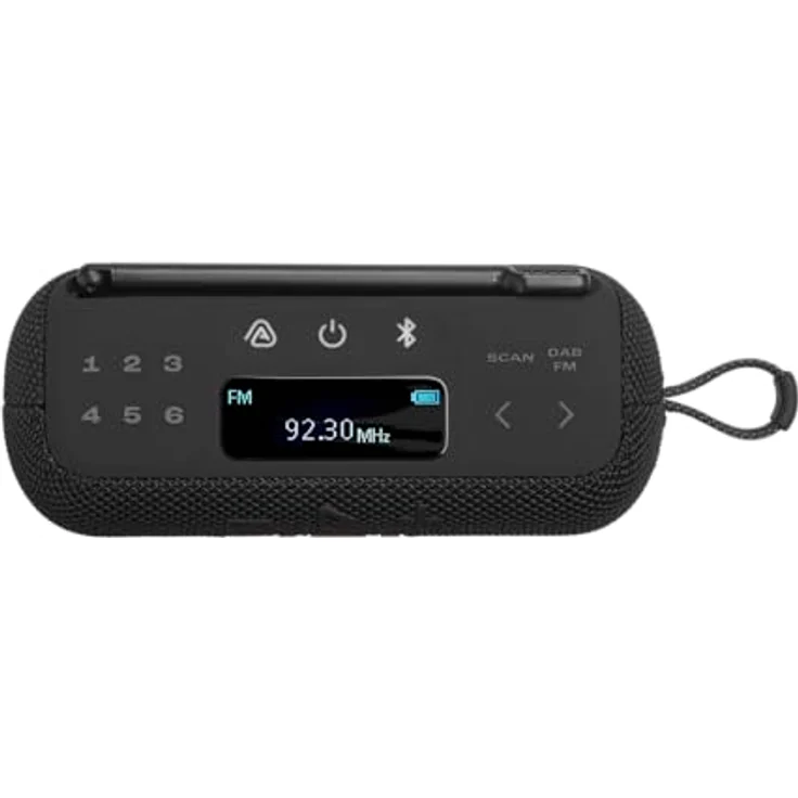 JBL Tuner 3, Tragbares DAB/DAB+/UKW Bluetooth Radio mit 6 Sendern, 15 Std Wiedergabe, IP68 wasser- und staubdicht, Auracast Multi-Cast, Schwarz – Bild 2