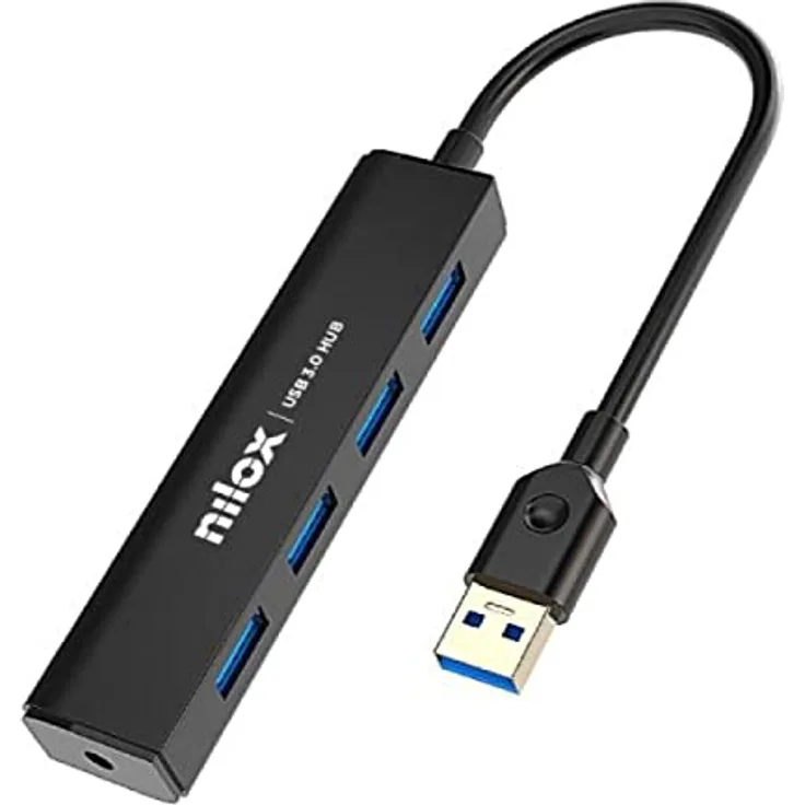 Nilox HUB USB 4-3.0 Black