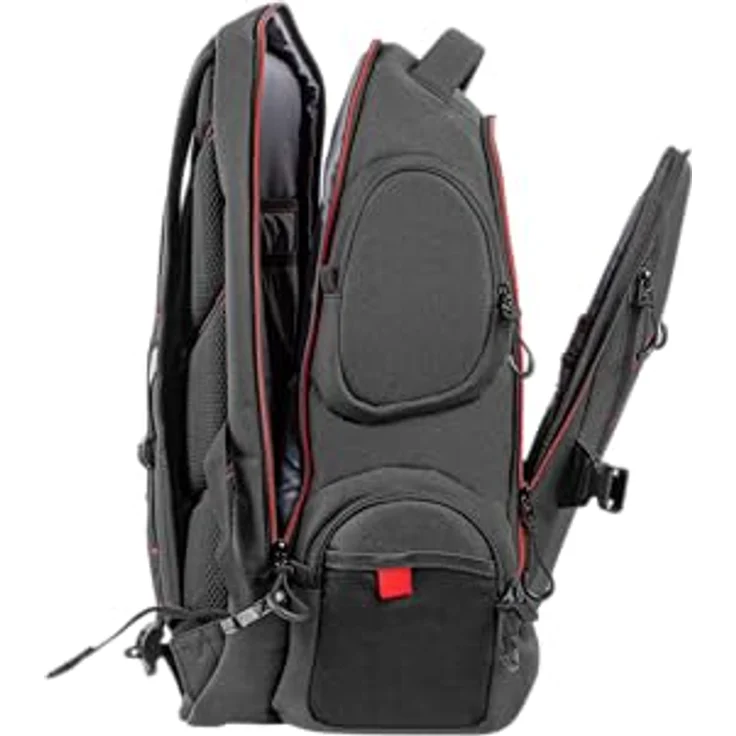 Genesis Pallad 550, Gaming-Laptoptasche für Laptops bis 17,3 Zoll, wasserdicht, robustes 1680D-Polyester, Unisex Rucksack für Uni und Arbeit – Bild 4