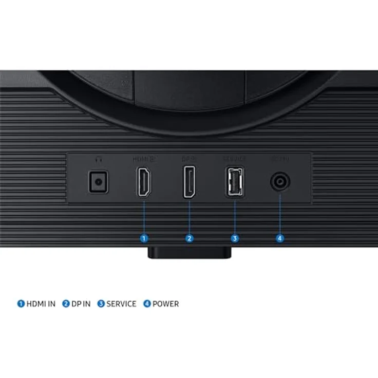 Samsung PC-Gamer-Bildschirm SAMSUNG ODYSSEY G5 S32CG510EU 32 WQHD VA-Panel 1 ms 165 Hz HDMI/DP FreeSync Premium, schwarz – Bild 4