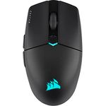 Corsair KATAR Elite Wireless Gaming-Maus - Ultraleicht, Optischer Marksman-Sensor 26.000 DPI, Unter 1ms Slipstream Wireless Drahtlosverbindung, Akkulaufzeit bis zu 110 Stunden - Schwarz
