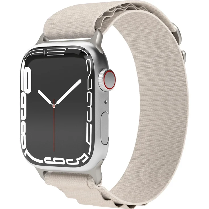 Vonmählen Action Loop Band Cream 22/44/45mm (Nylon), Beiges Uhrenarmband mit leichtem, stilvollem Design.