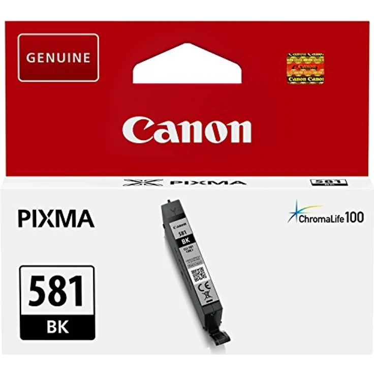 Canon CLI 581 BK Original Tintenpatrone Black für Pixma Drucker Pixma TR7550 TR8550 TS6150 TS6151 TS8150 TS8151 TS8152 TS9150 TS9155 TS6250 TS6251 TS8250 TS8251 TS8252 TS9550 – Bild 2