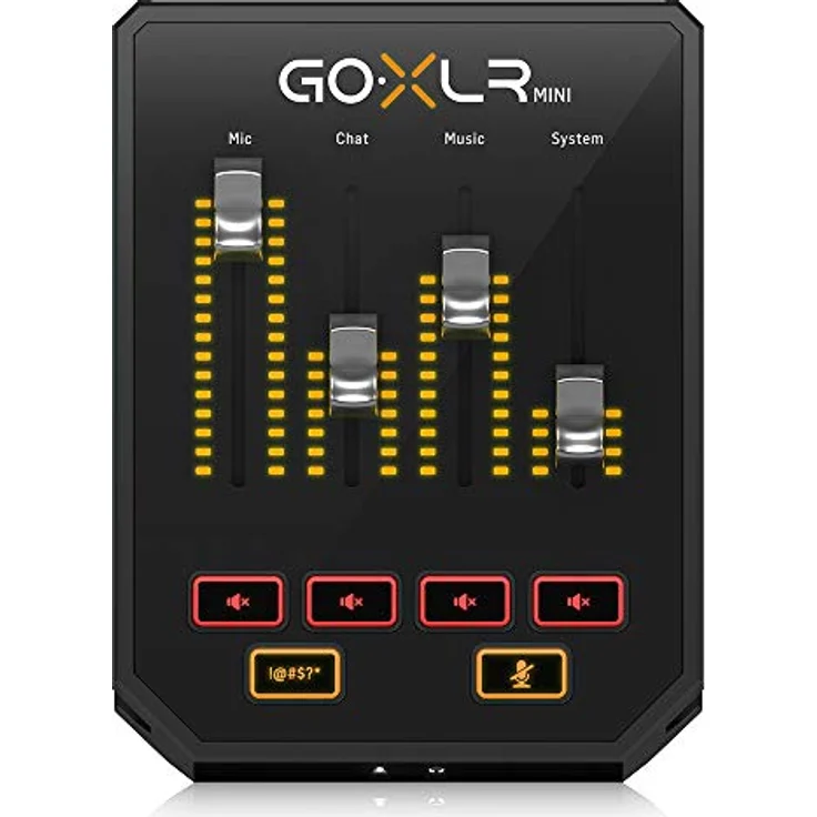 TC-Helicon GoXLR Mini, USB Mischpult mit 4 Fadern, Midas-Preamp und integrierter PC App für Live-Streaming und Content Creation – Bild 3