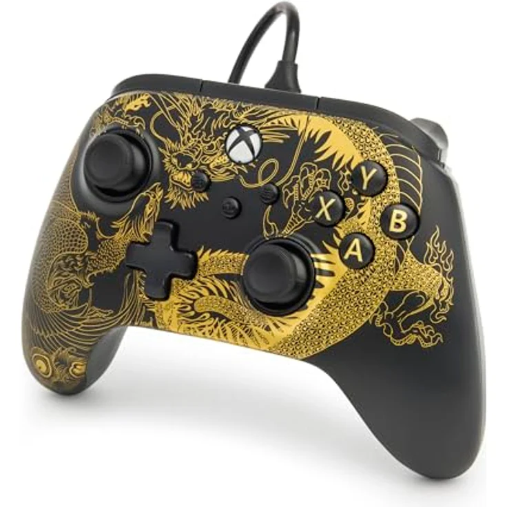 PowerA Advantage kabelgebundener Controller für Xbox Series X|S - Drache & Phönix, 3-Wege-Trigger-Locks, Doppel-Vibrationsmotoren, Immersive Impulsauslöser – Bild 5